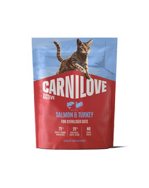 CARNILOVE Active Cat Salmon and Turke Sterilised 400 g łosoś i indyk, dla kotów sterylizowanych