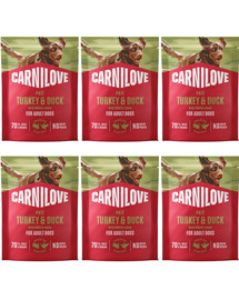 CARNILOVE Dog Pouch Turkey and Duck 6x300g karma mokra indyk i kaczka dla dorosłych psów