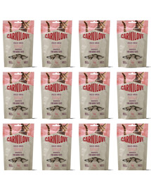 CARNILOVE Freeze-Dried Snack Cat Turkey 12x40 g z indykiem, liofilizowane przysmaki dla kotów
