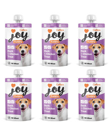 CALIBRA Joy Dog Yummy Duck and Chicken Treat 6x100 g kurczak i kaczka, pasta mięsna dla psów