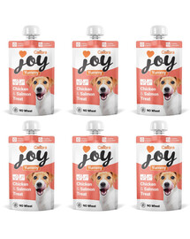 CALIBRA Joy Dog Yummy Chicken and Salmon Treat 6x100 g kurczak i łosoś, pasta mięsna dla psów