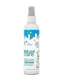 VET EXPER Detox Care Pure White Conditioner 150 ml odżywka bez spłukiwania dla psów i kotów o jasnej sierści