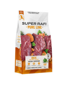SUPER RAFI Pure Line Kaczka z batatami 9 kg karma sucha dla psów