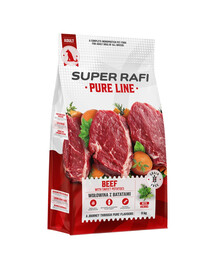 SUPER RAFI Pure Line Wołowina z batatami 9 kg karma sucha dla psów