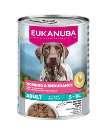 EUKANUBA Special Care Adult Working and Endurance 400 g kurczak z łososiem, bezzbożowa mokra karma dla psów