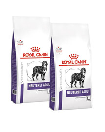 ROYAL CANIN Vcn neutered adult large dog 2x12 kg sausas maistas suaugusiems didelių veislių šunims, po sterilizacijos, linkusiems į antsvorį ir (arba) turintiems sąnarių problemų