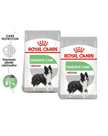ROYAL CANIN CCN Medium Digestive Care 2x12 kg karma sucha dla psów dorosłych, ras średnich o wrażliwym przewodzie pokarmowym
