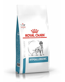 ROYAL CANIN Veterinary Dog Hypoallergenic sausas maistas suaugusiems šunims, kuriems pasireiškia nepageidaujamos reakcijos į maistą, 7 kg