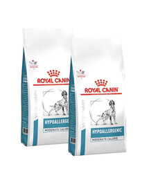 ROYAL CANIN Veterinary Dog Hypoallergenic Moderate Calorie 2x7 kg