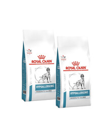 ROYAL CANIN Veterinary Dog Hypoallergenic Moderate Calorie 2x14 kg