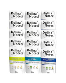 DOLINA NOTECI Mix smaków  Dorsz, Gęś i Pstrąg 15x150 g