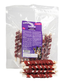 CHRUP&GO Twister su ėriena, 24 x 500 g, skanėstas šunims