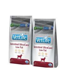 FARMINA Vet Life Dog Intestinal Ultra Care Low Fat 2x10 kg dietinis maistas šunims