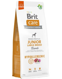 BRIT Care Hypoallergenic Junior Large Breed su ėriena 2x12 kg