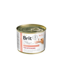 BRIT Veterinary Diet Grain Free Renal 6x200 g tunas ir lašiša šunims, sergantiems inkstų nepakankamumu