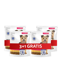 PERFECT FIT Adult 1+ sucha karma pełnoporcjowa dla dorosłych psów małych ras bogata w kurczaka 4 x 825 g 3+1 GRATIS