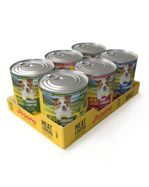 JOSERA Meat Lovers Menu Multipack 6x800 g wołowina, kurczak i kaczka, mokra karma dla psów