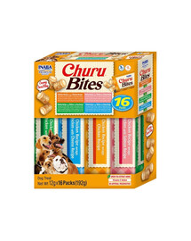 INABA Churu Dog Bites Variety Max smaków z kurczakiem 16x12 g