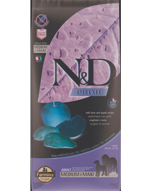 N&D Prime Dog Adult medium & maxi Wild boar & apple 12 kg