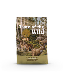 TASTE OF THE WILD Pine Forest 2x5,6 su elniu ir ankštiniais augalais