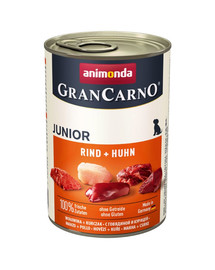 Animonda Grancarno Junior 400 g jaunų šunų konservai su vištiena ir triušiena