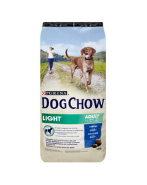 Purina Dog Chow Light su kalakutiena 14 kg