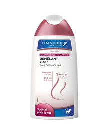 Francodex 2in1 Detangling šampūnas katėms 250 ml
