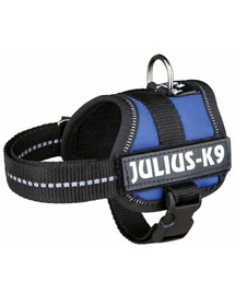 Trixie Julius-K9 petnešos XL: 82–116 cm/50mm mėlynos
