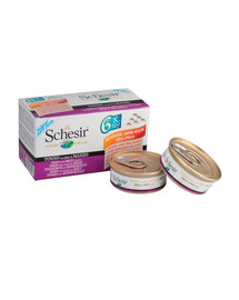 Schesir tunas su jautienos filė 50 g X 6