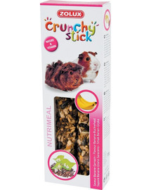 Zolux Crunchy Stick burbuolės jūrų kiaulytėms su bananais ir grikių kruopomis 115 g