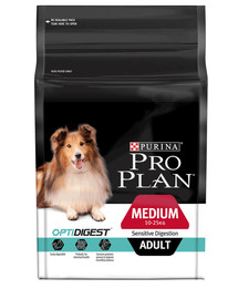 PURINA Pro Plan Medium Adult Sensitive Digestion OptiDigest Jehněčí 3 kg