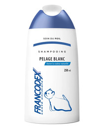 Francodex White Coat šampūnas šunims su baltu kailiu 250 ml