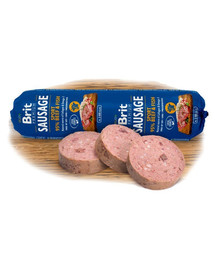 Brit Premium Sausage Sport Beef & Fish dešra su jautiena ir žuvimi 800 g