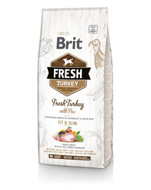 BRIT Fresh turkey with pea light fit slim 2,5 kg