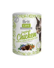 BRIT Care skanėstai katėms Superfruits Chicken 100g