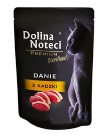 DOLINA NOTECI Premium Danie su antiena sterilizuotoms katėms 85 g