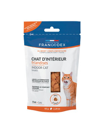 FRANCODEX Katės skanėstas - šlapimo takų apsauga / apsaugo nuo plaukų kamuolukų susidarymo 65 g