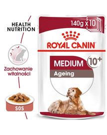 ROYAL CANIN Medium Ageing 10+ 10x140 g