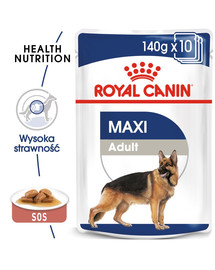 ROYAL CANIN Maxi Adult konservai 140 g x 10 vnt.