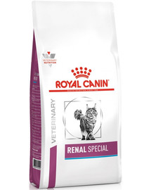ROYAL CANIN Cat renal special 0,4 kg sausas kačių maistas, skirtas esant lėtiniam ar ūminiam inkstų nepakankamumui