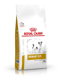 ROYAL CANIN Dog urinary S/O small 8 kg maistas mažų veislių šunims, sergantiems apatinių šlapimo takų ligomis + Urinary12 x 200g
