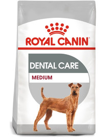 ROYAL CANIN CCN Medium Dental Care Sausas maistas suaugusiesiems, vidutinių veislių, siekiant sumažinti dantų akmenų susidarymą 20 kg (2 x 10 kg)