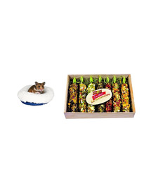 Vitapol saldainių dėžutė graužikams + guolis žiurkėnams 16 X 15 cm