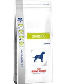 ROYAL CANIN Vet Dog Diabetic 12 kg suaugusiems šunims, sergantiems cukriniu diabetu, + 12 x diabetinio 410 g šlapio maisto