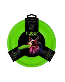 PULLER Flyber Flying šuns diskas 22 cm žalias