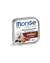 MONGE Fresh Dog Jautienos paštetas 100 g