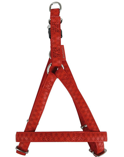 Zolux reguliuojamos petnešos Mac Leather 20 mm raudonos