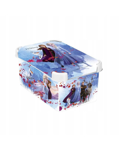 CURVER Deco Stockholm S Frozen 2 dėžutė su dangteliu Ledo šalis 2