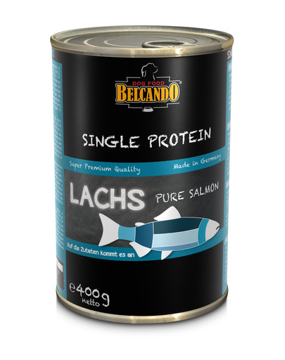 BELCANDO Single Protein lašiša 400 g šlapias šunų maistas