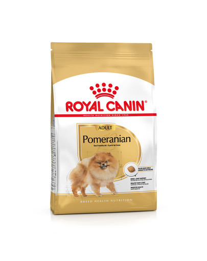 ROYAL CANIN Pomeranian Adult 50 g sausas maistas suaugusių miniatiūrinių špicų veislės šunims